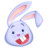 blue rabbit Icon